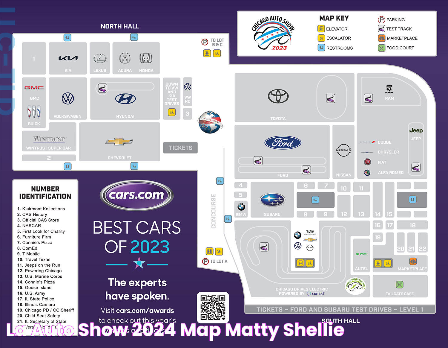 La Auto Show 2024 Map Matty Shellie