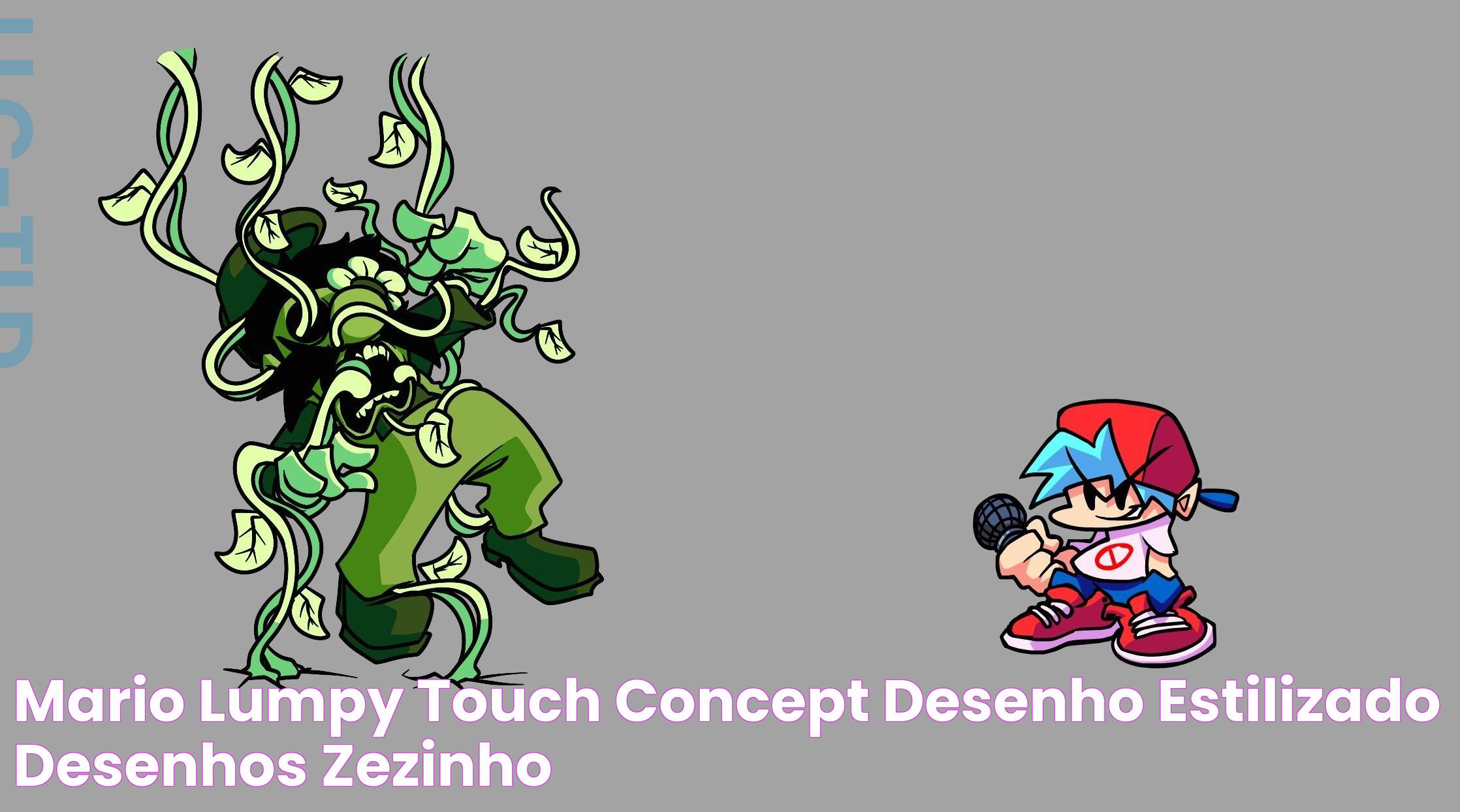 Mario Lumpy Touch concept Desenho estilizado, Desenhos, Zezinho