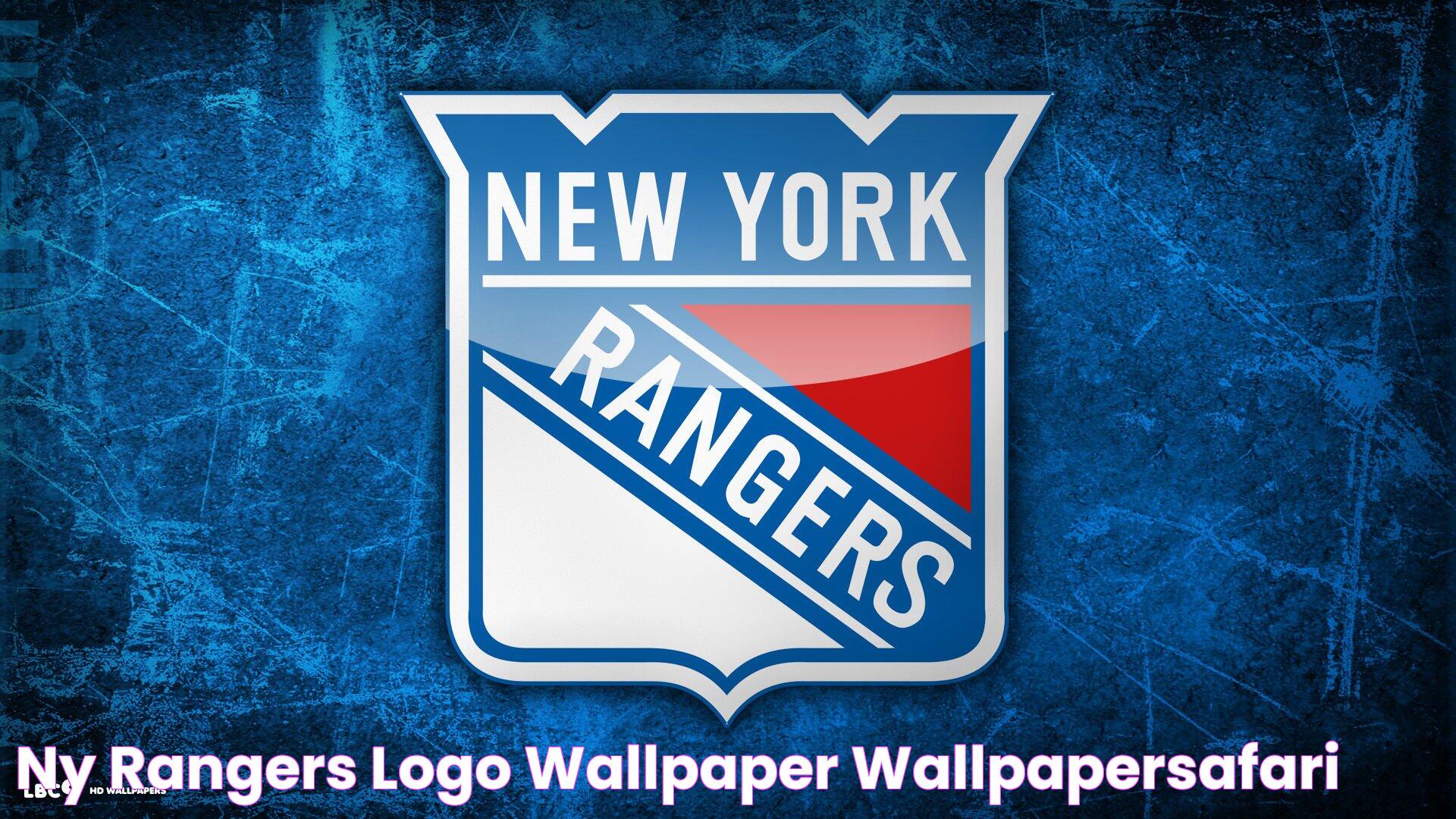 NY Rangers Logo Wallpaper WallpaperSafari