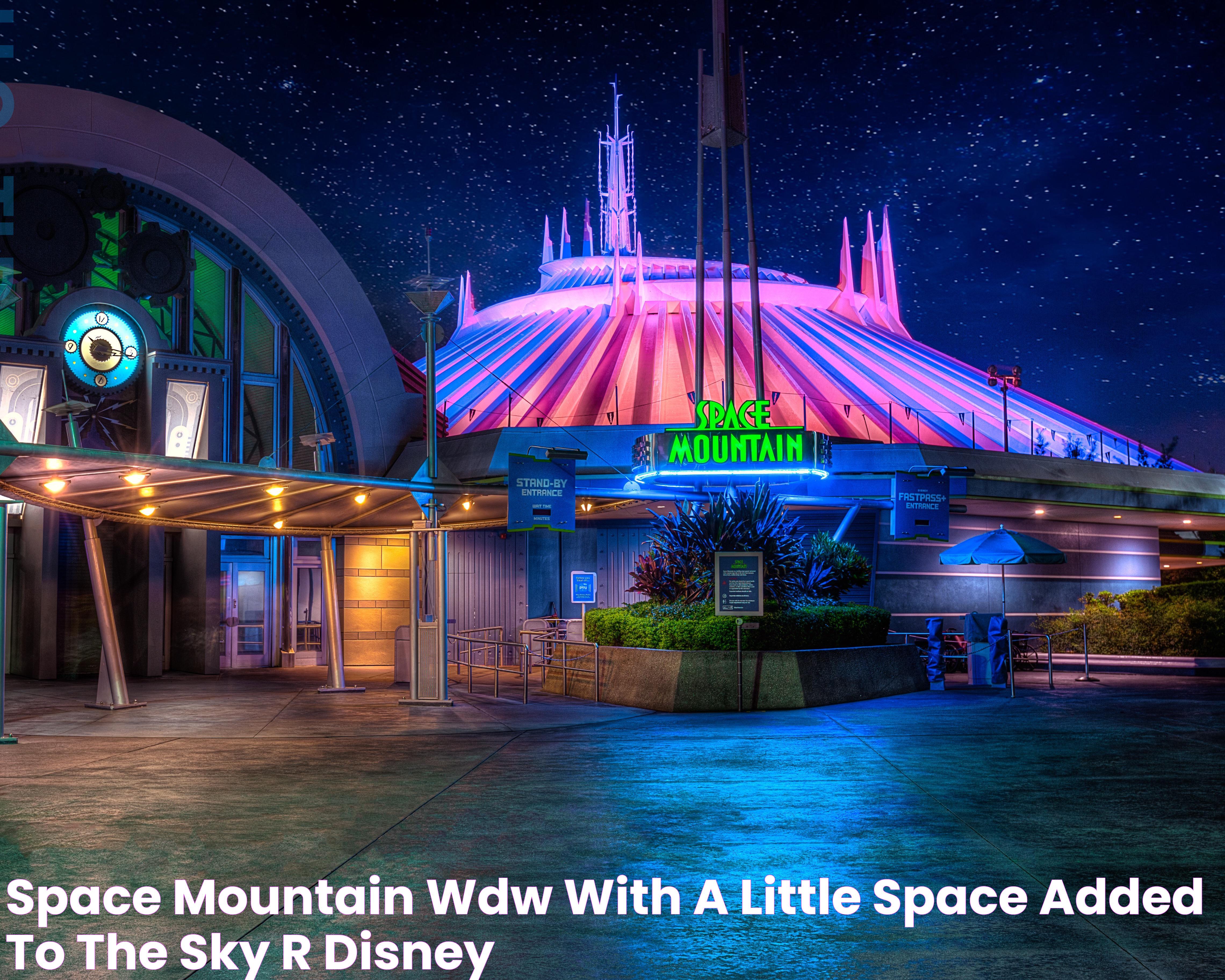 Space Mountain: A Galactic Thrill Ride Experience