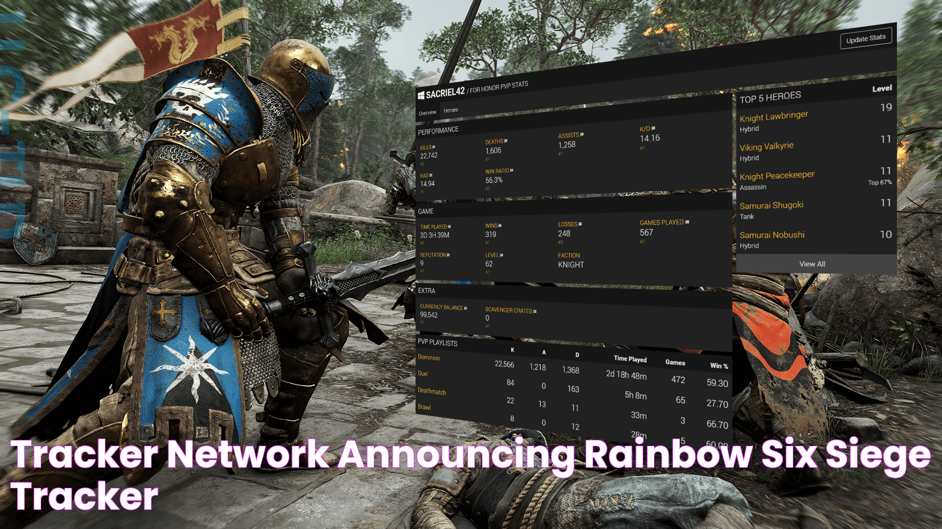 Tracker Network Announcing Rainbow Six Siege Tracker!