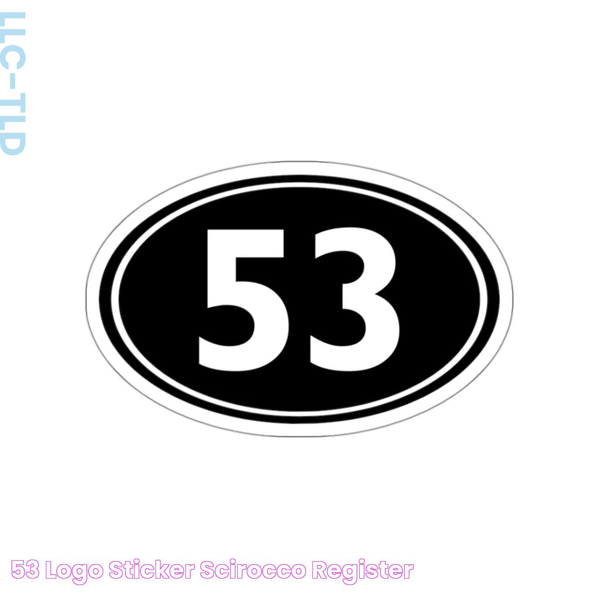 53 Logo Sticker Scirocco Register