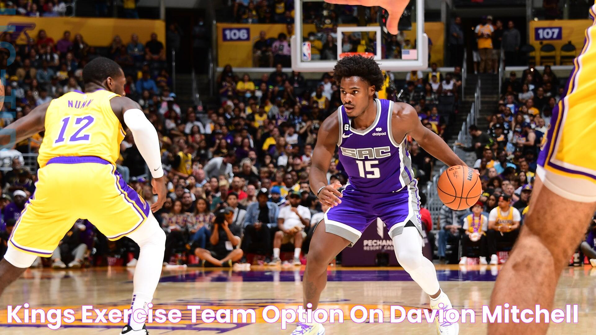 Kings Exercise Team Option On Davion Mitchell