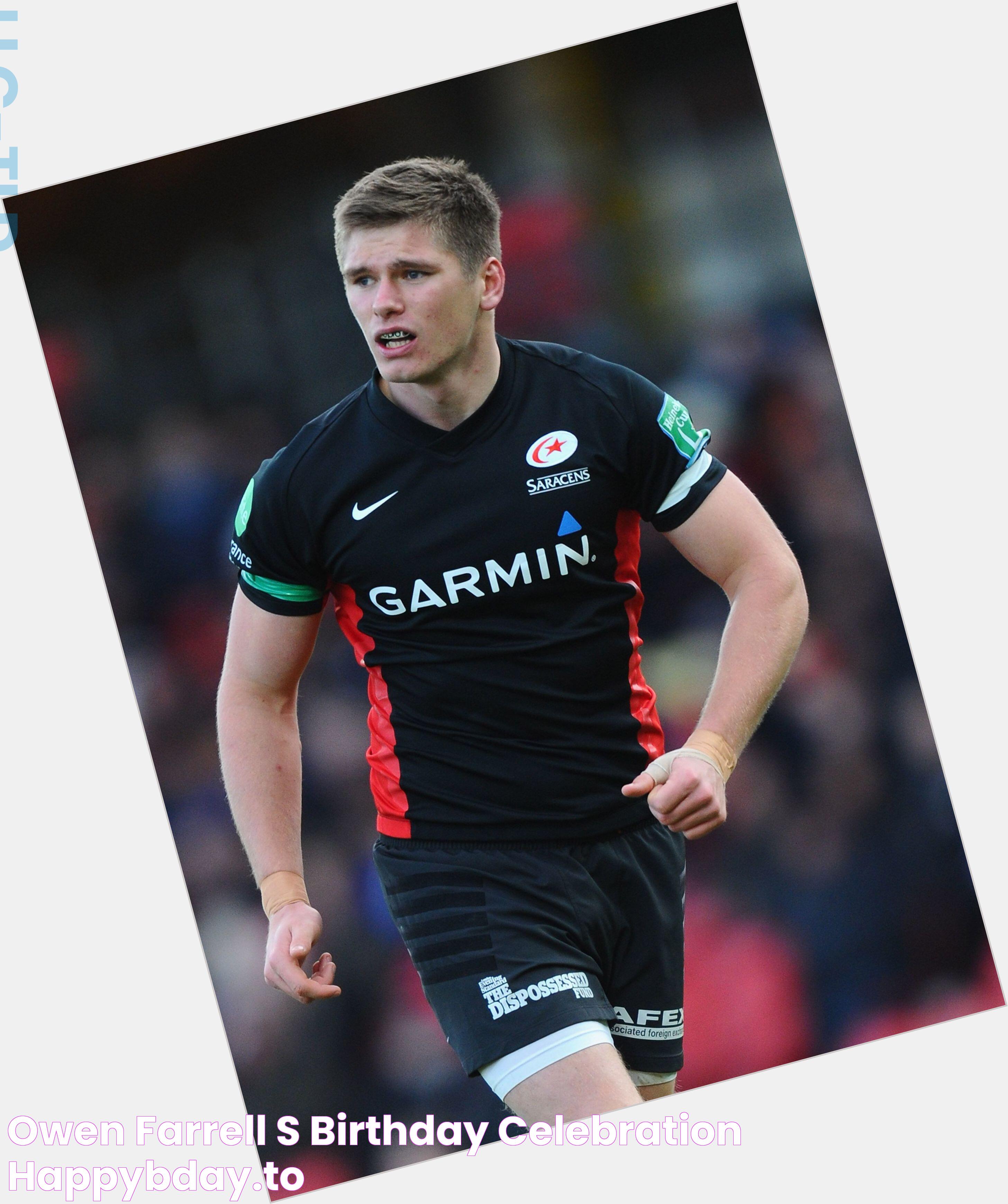 Owen Farrell's Birthday Celebration HappyBday.to