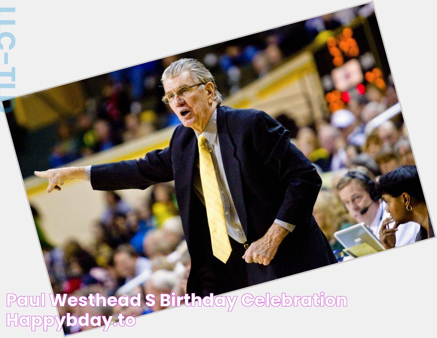 Paul Westhead: A Visionary Coach's Impact On Basketball