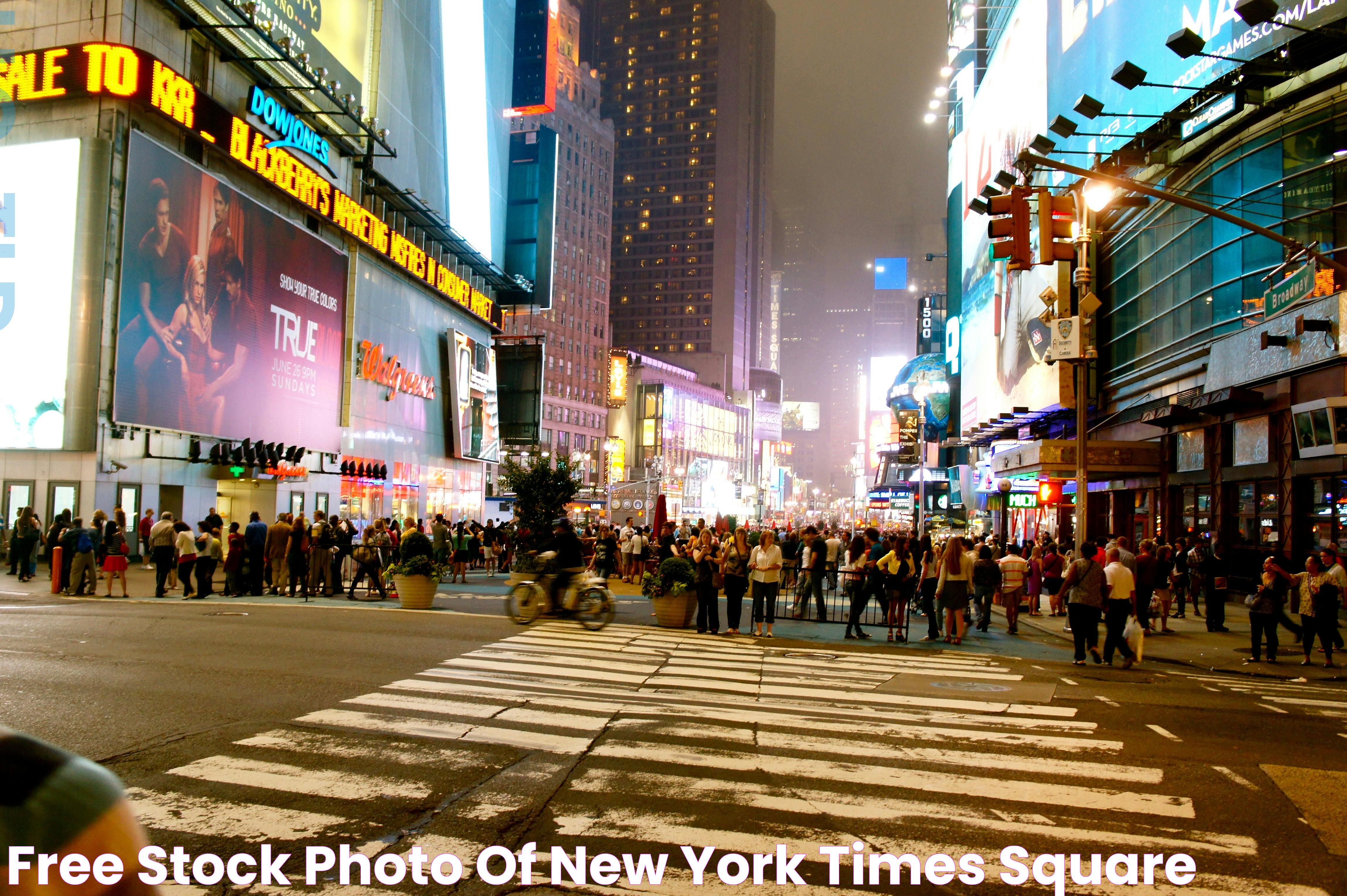 Free stock photo of new york, times square