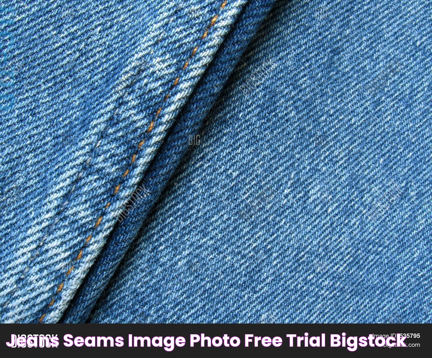 Jeans Seams Image & Photo (Free Trial) Bigstock