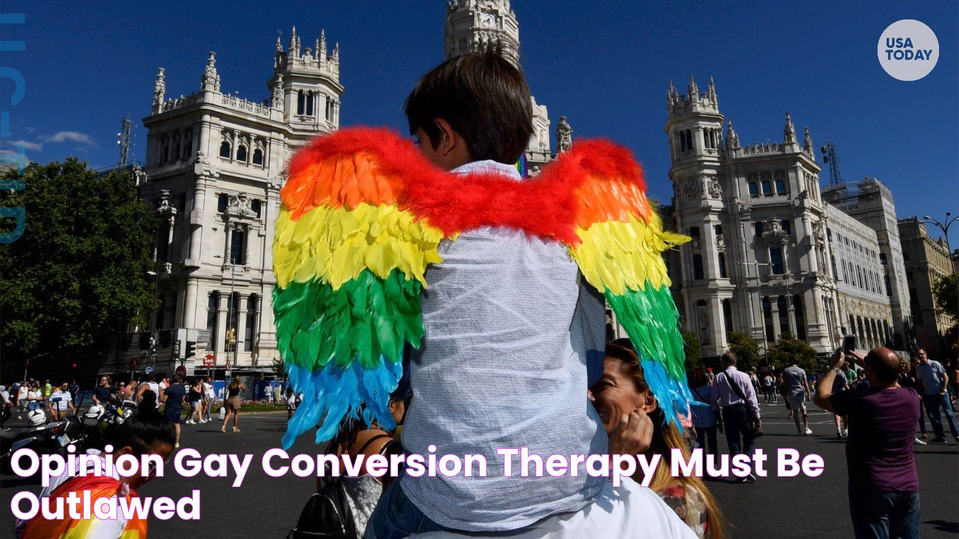 Opinion Gay conversion therapy must be outlawed