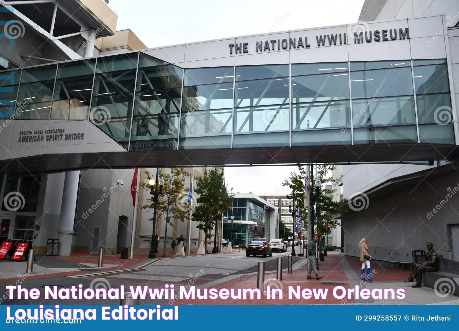 The National WWII Museum in New Orleans, Louisiana Editorial