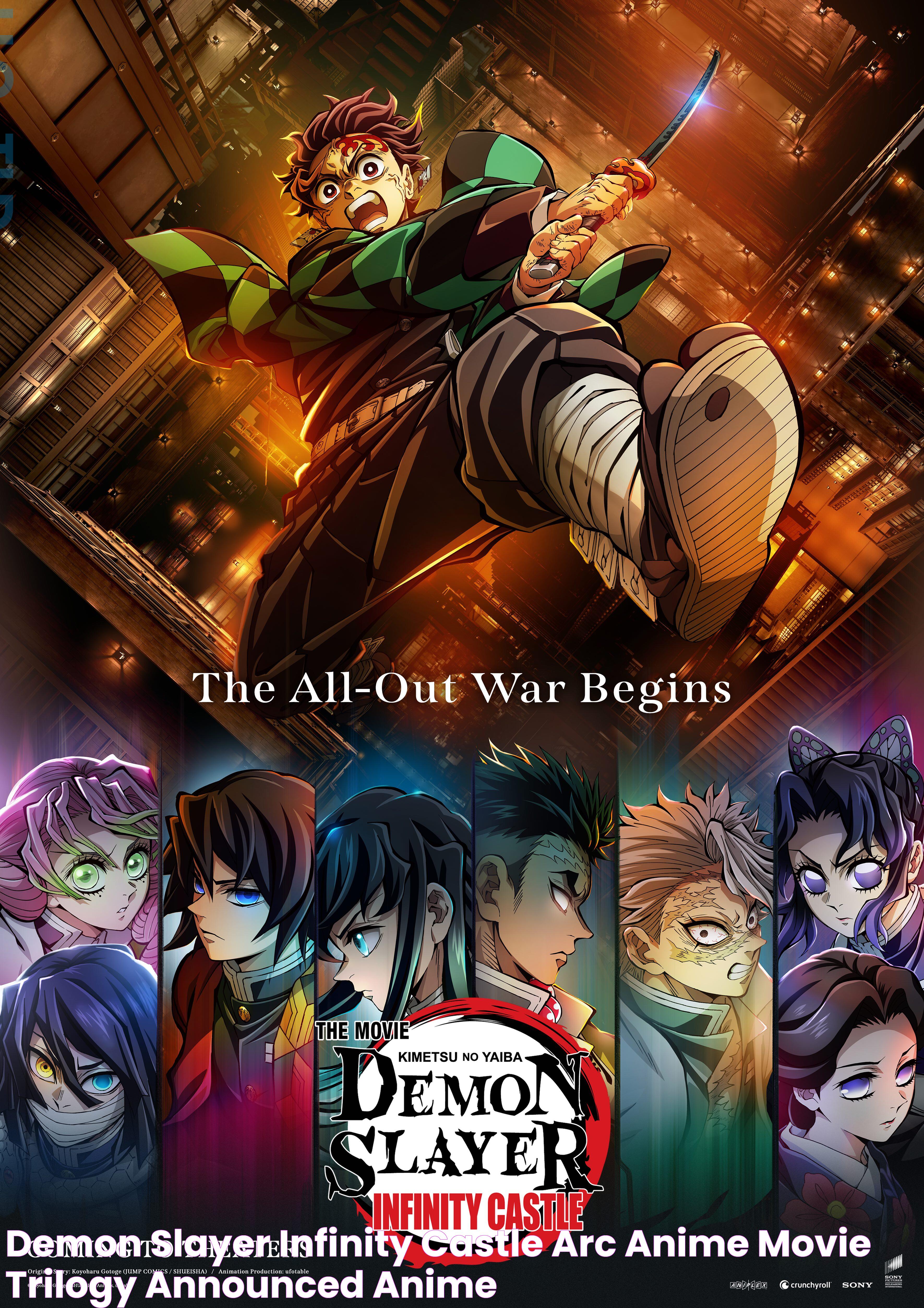 Demon Slayer Infinity Castle Arc Anime Movie Trilogy Announced Anime