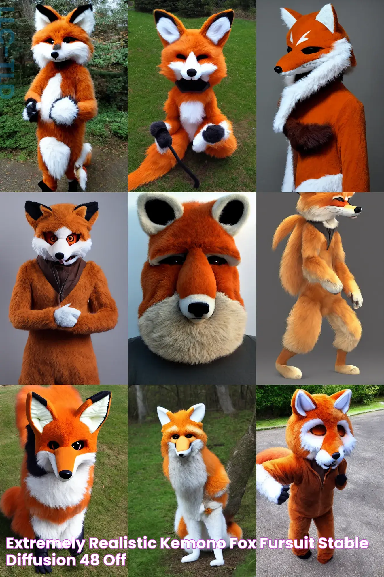 Extremely Realistic Kemono Fox Fursuit Stable Diffusion, 48 OFF