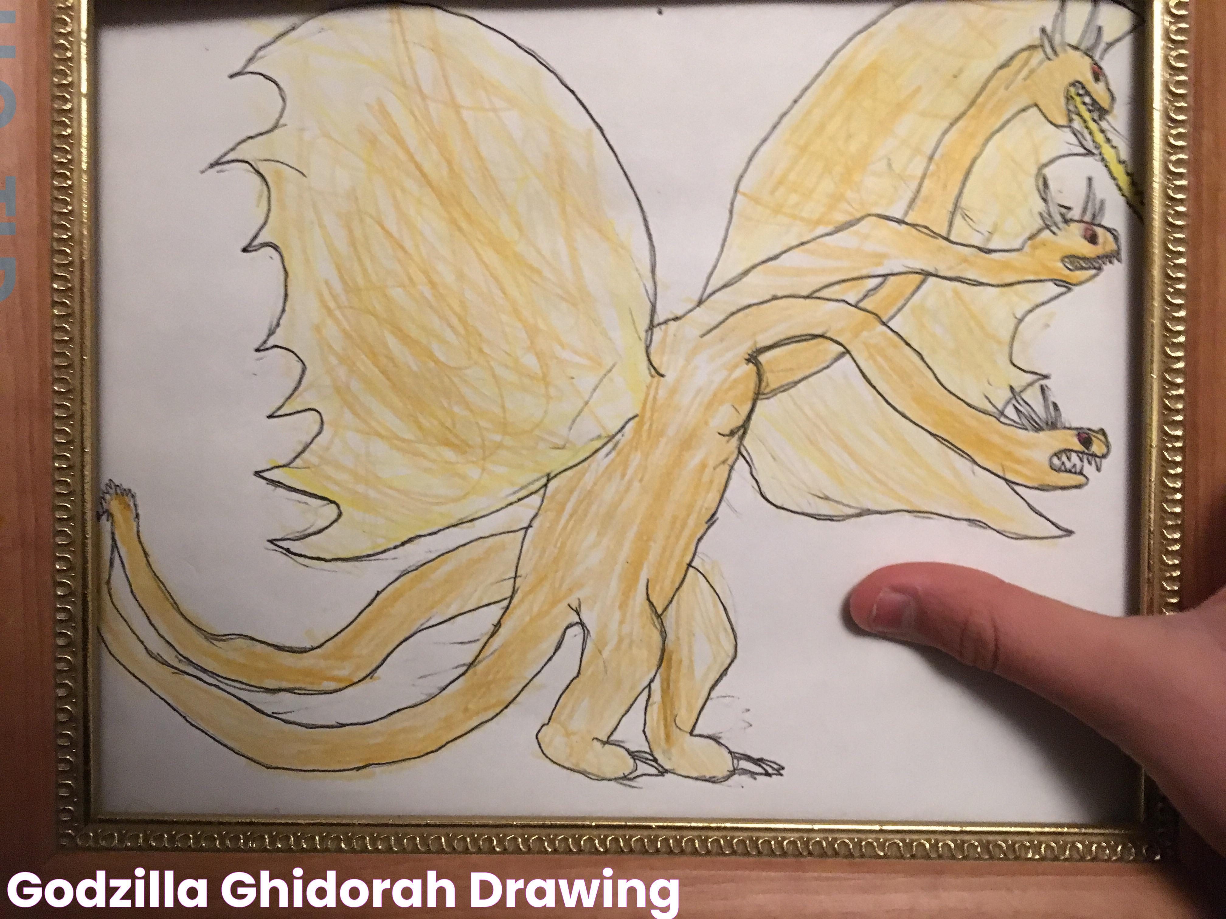 Godzilla Ghidorah Drawing