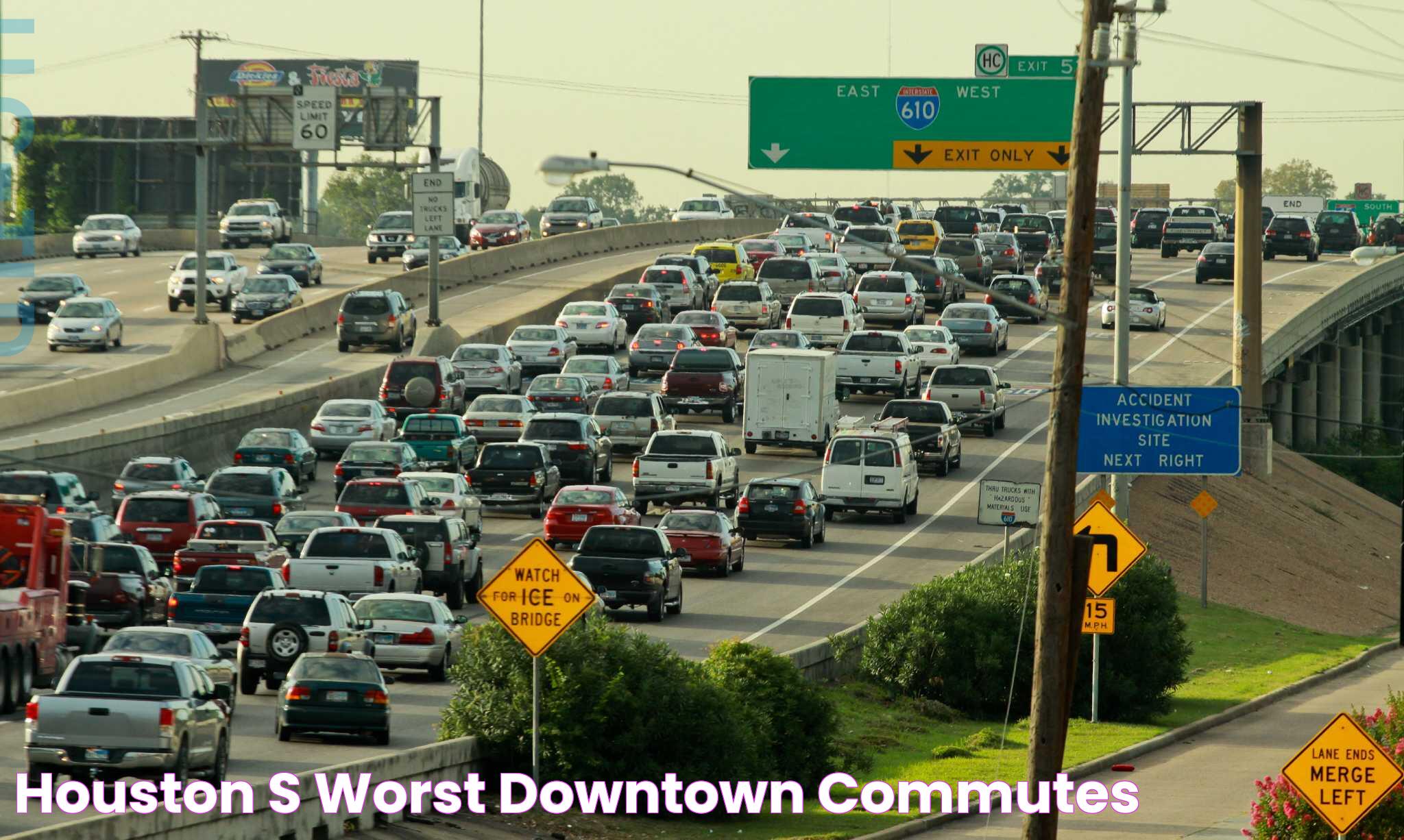 Houston's worst downtown commutes