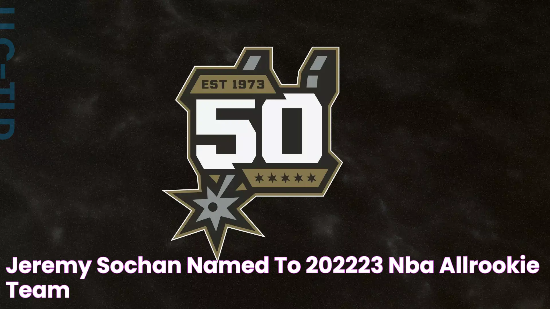 JEREMY SOCHAN NAMED TO 202223 NBA ALLROOKIE TEAM