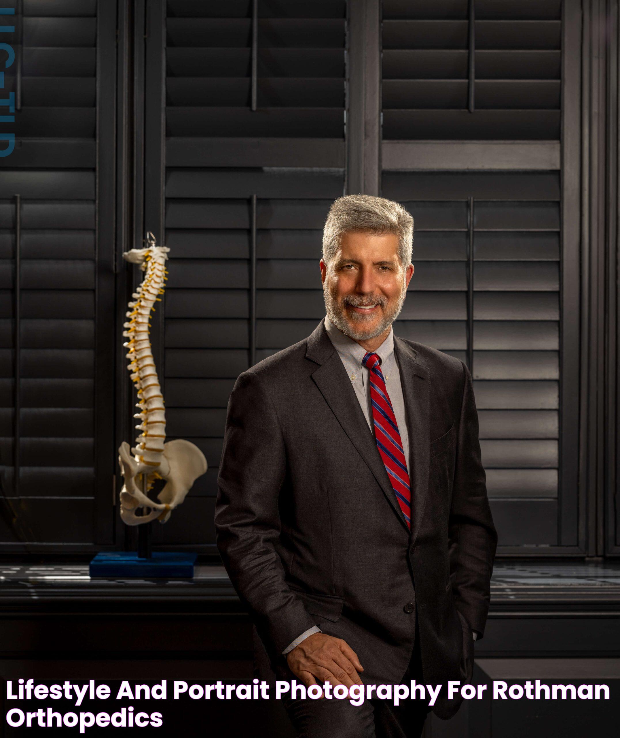 Lifestyle and Portrait Photography for Rothman Orthopedics