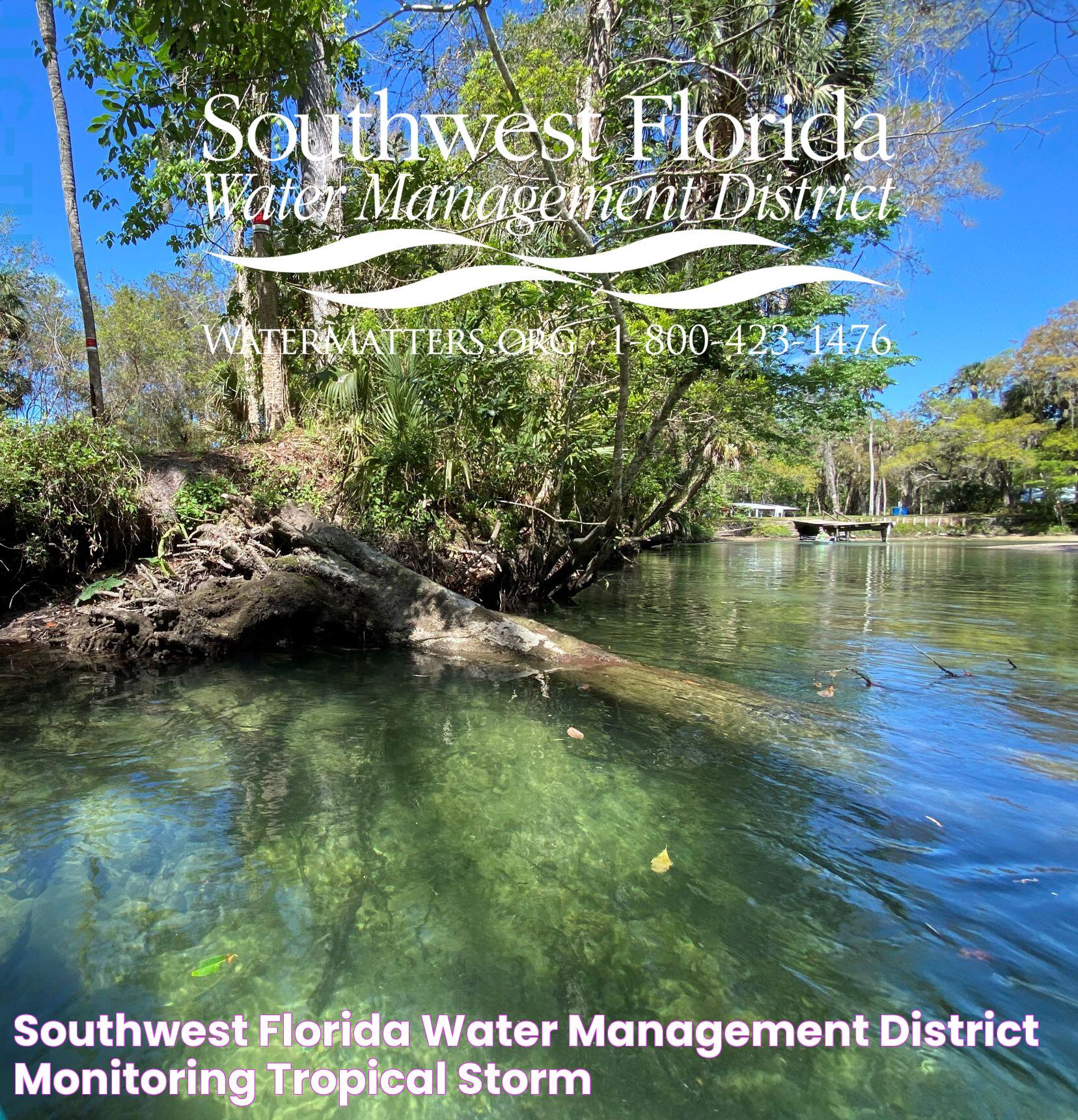 Southwest Florida Water Management District Monitoring Tropical Storm