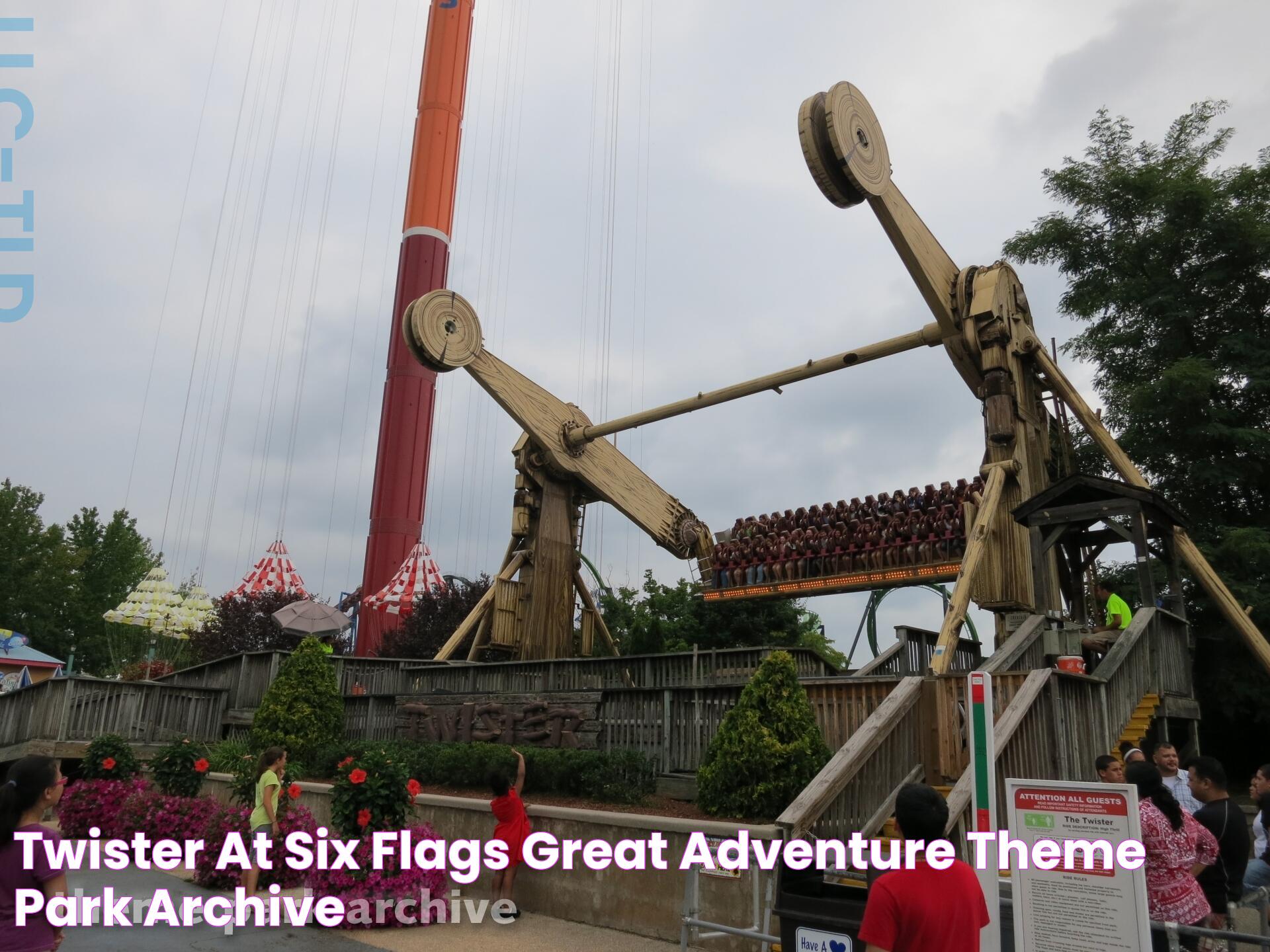 Twister at Six Flags Great Adventure Theme Park Archive