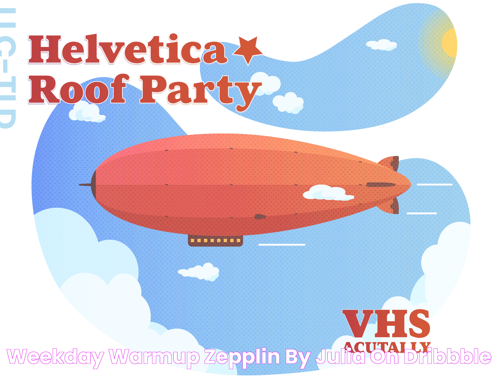 Weekday Warmup Zepplin by Julia on Dribbble