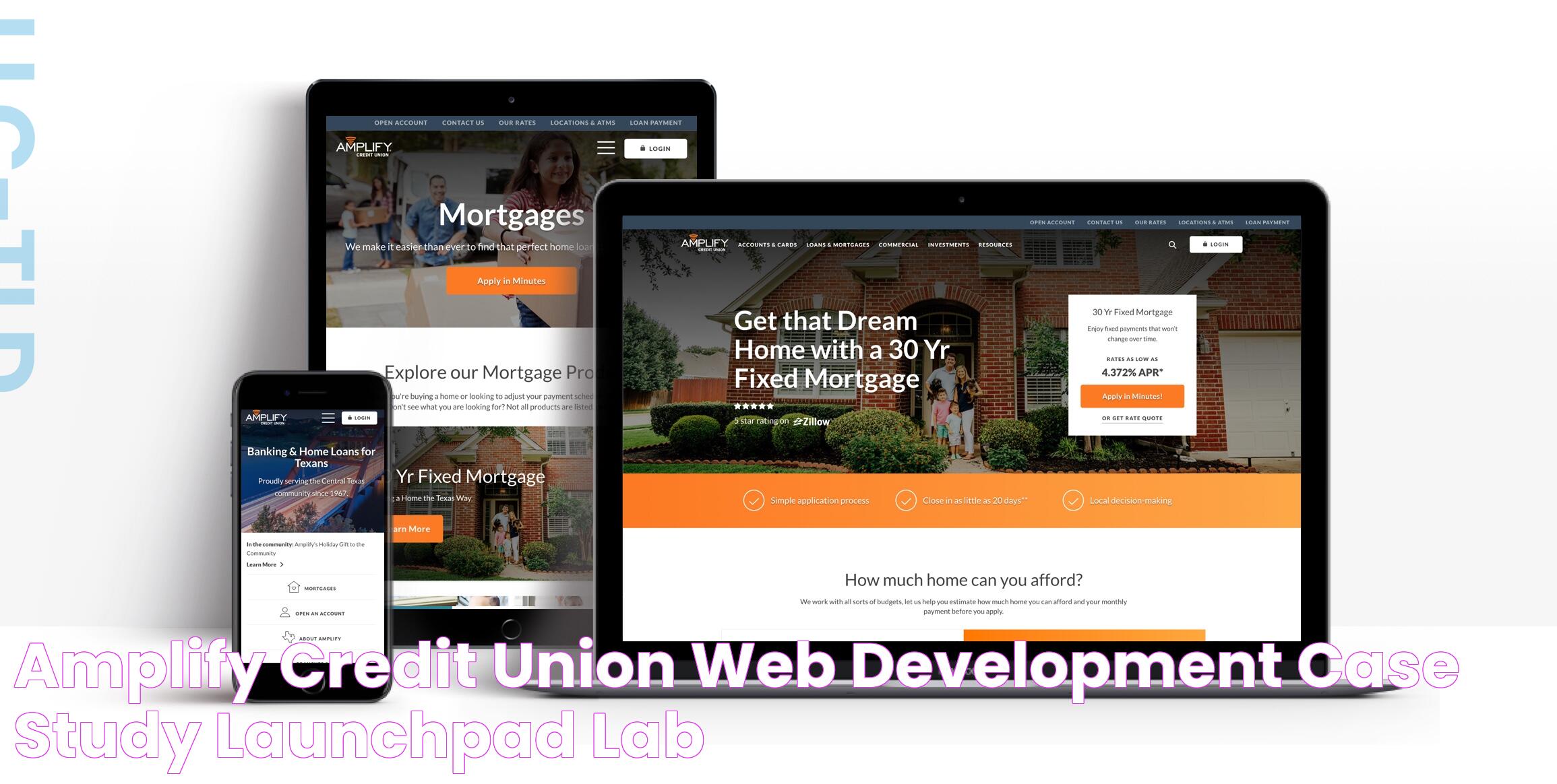 Amplify Credit Union Web Development Case Study LaunchPad Lab