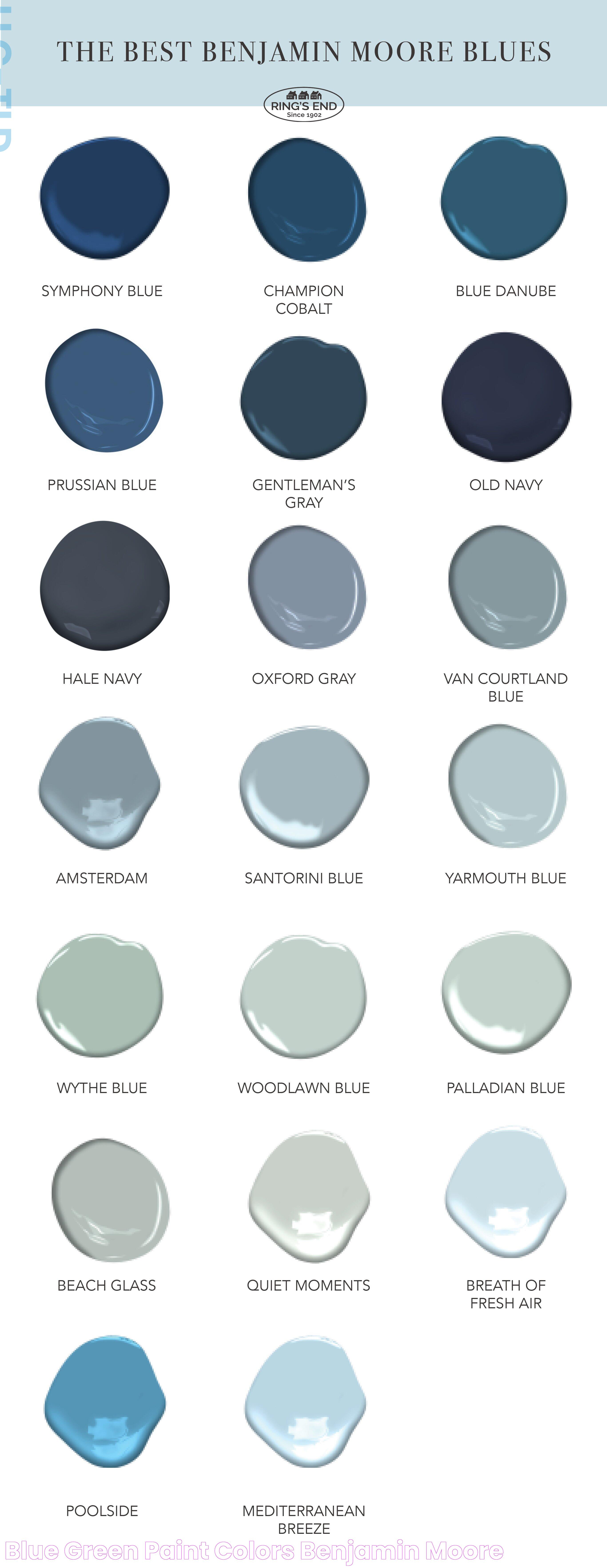 Blue Green Paint Colors Benjamin Moore