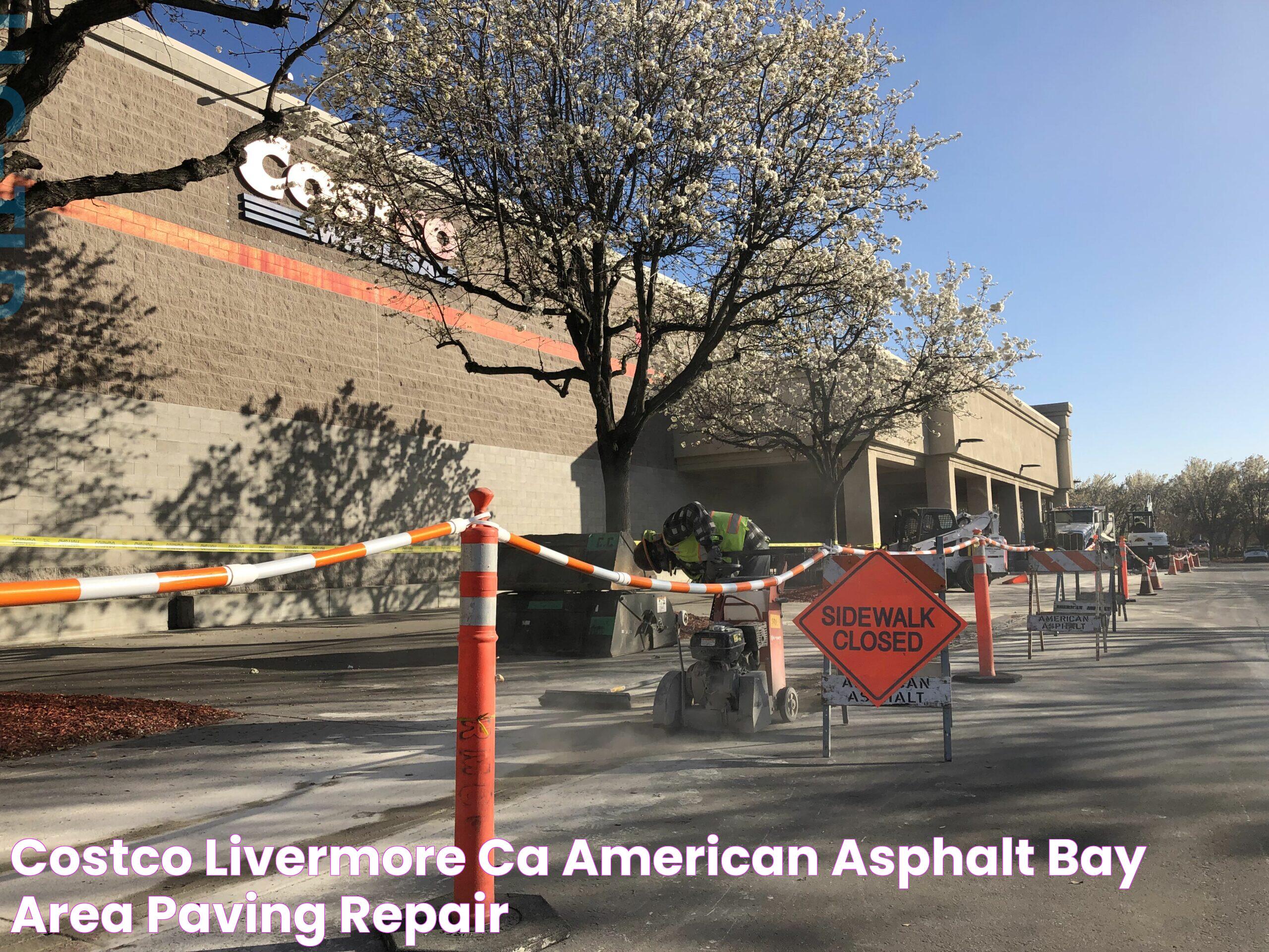 Costco, Livermore Ca American Asphalt Bay Area Paving, Repair