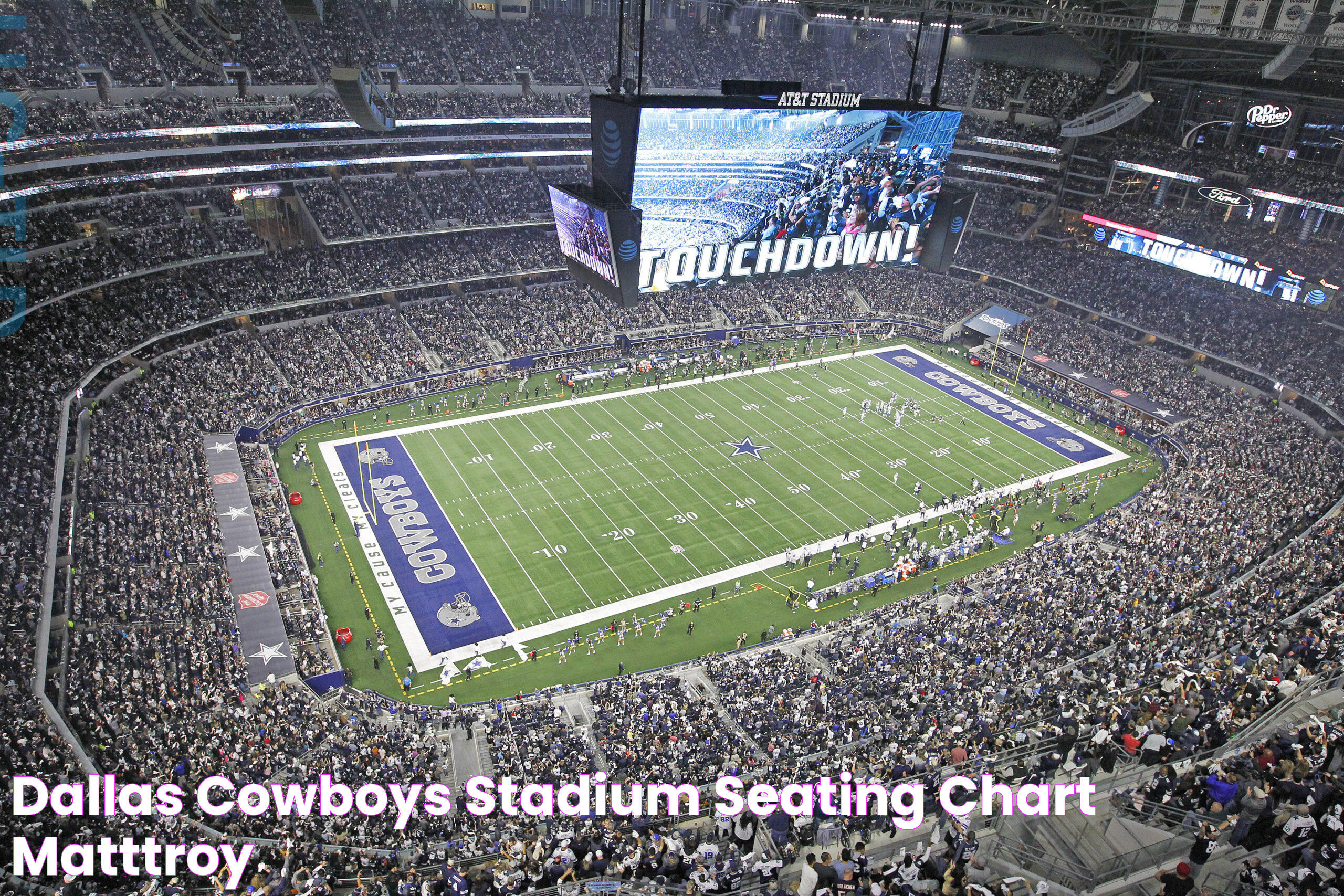 Dallas Cowboys Stadium Seating Chart Matttroy