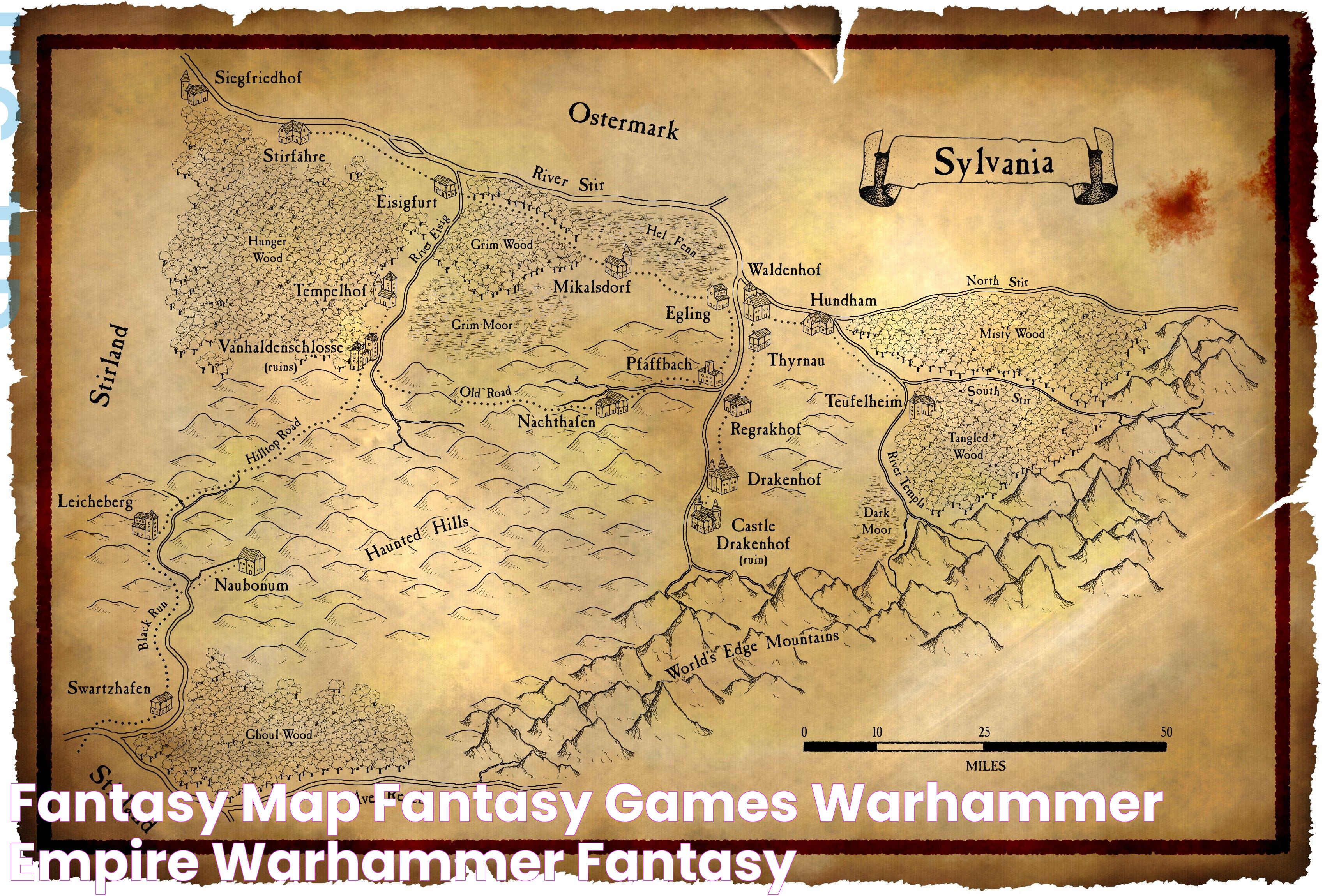 Fantasy Map, Fantasy Games, Warhammer Empire, Warhammer Fantasy