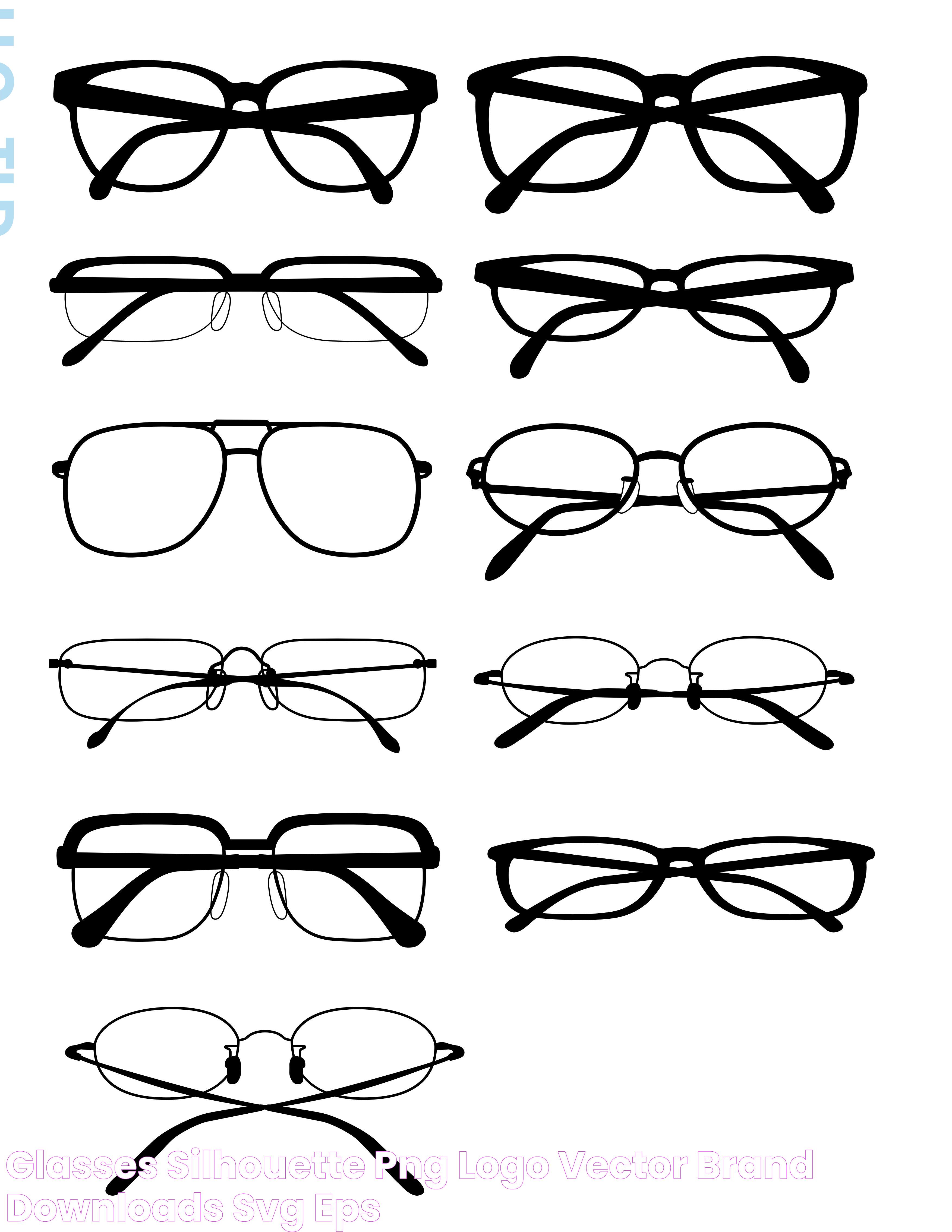 Glasses Silhouette PNG Logo Vector Brand Downloads (SVG, EPS)