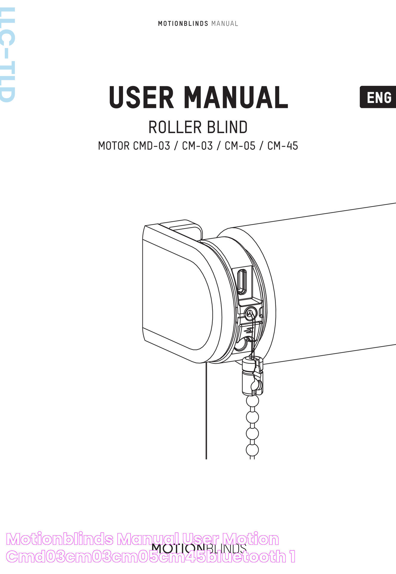 Motionblinds Manual_User_MOTION_CMD03CM03CM05CM45Bluetooth