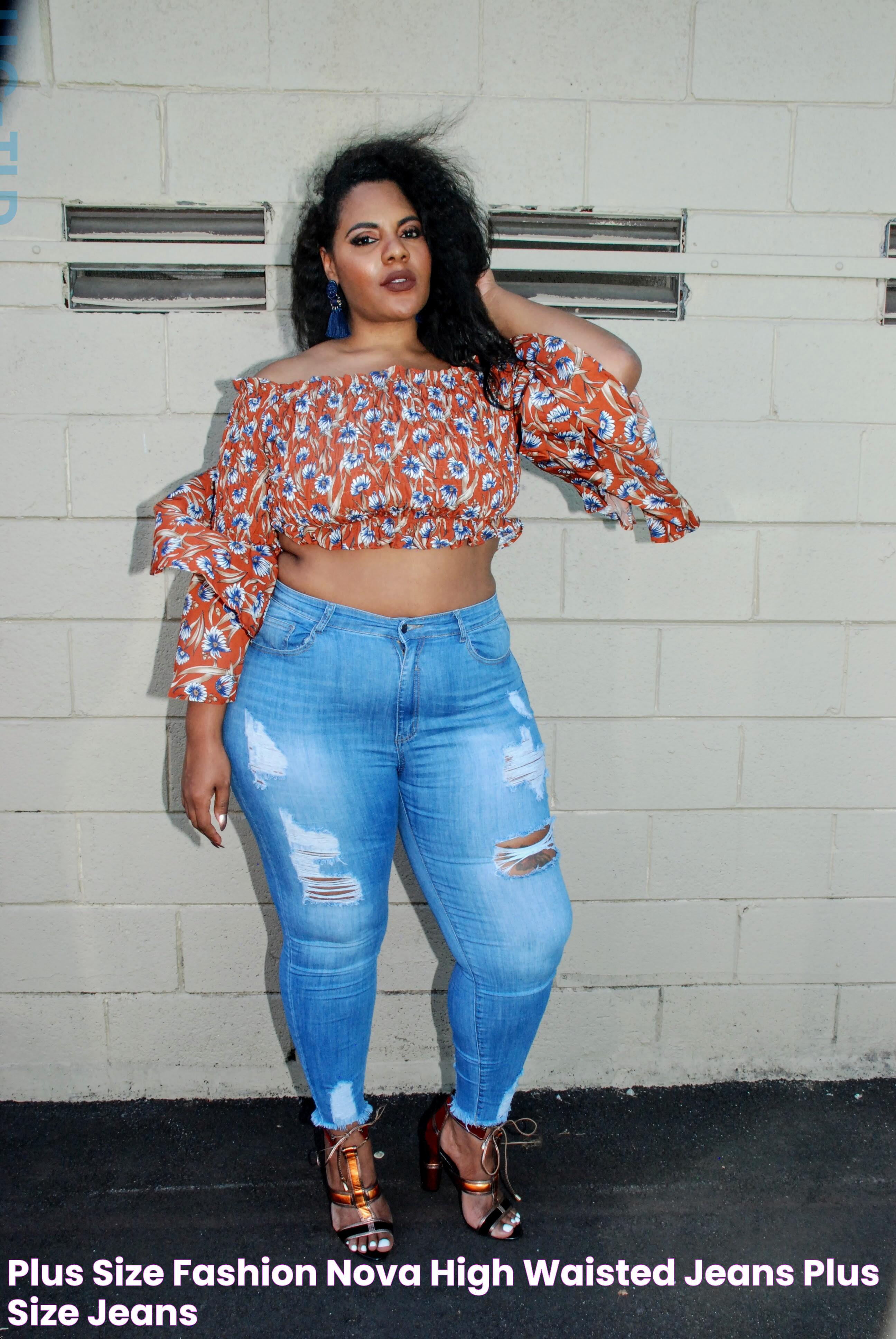 Plus Size Fashion Nova High Waisted Jeans PLUS SIZE JEANS